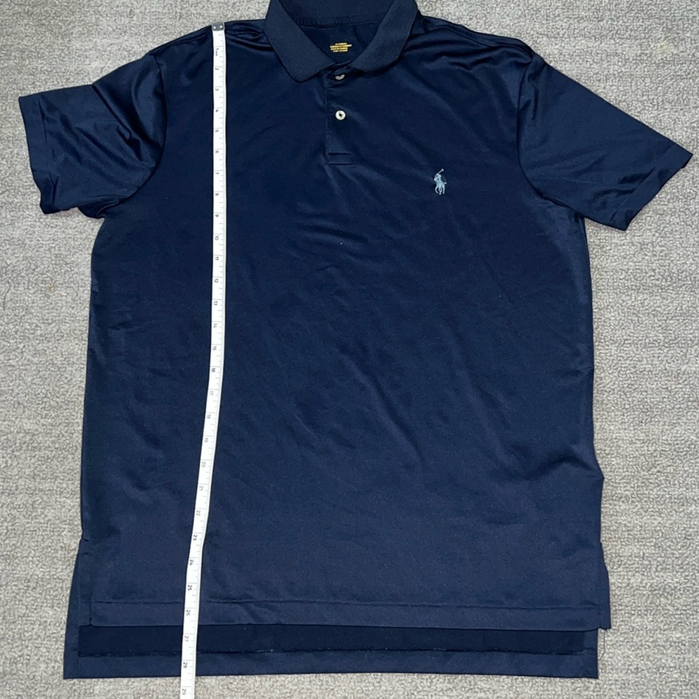 Ralph Lauren Polo regular size medium. Polyester fabric